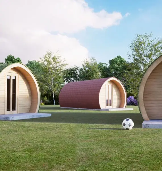 Camping Pod design visualisation