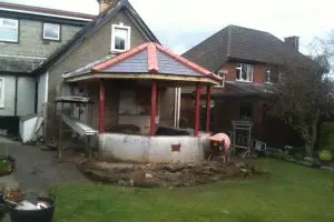 Old conservatory during